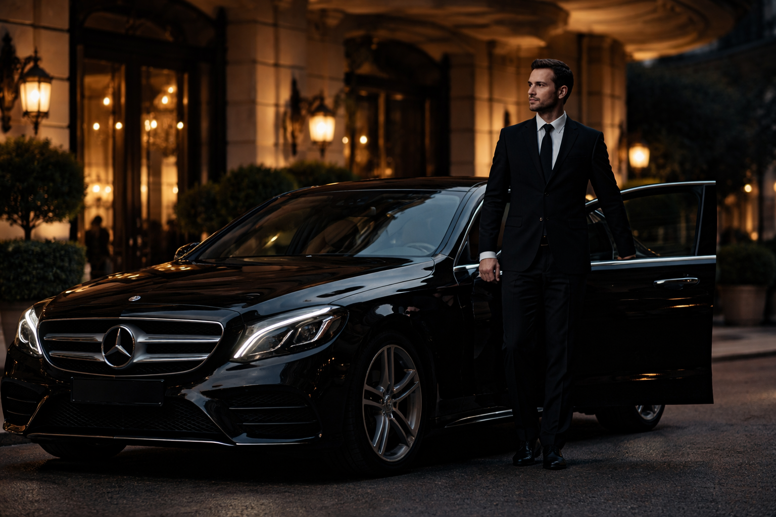 Intérieur voiture de luxe